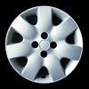 Rixto Kit di 4 copricerchi compatibili con NISSAN MICRA - diametro 15