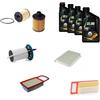 AOQ ORIGINAL QUALITY AOQ - KIT TAGLIANDO COMPATIBILE CON FIAT 500 L -1.3 MULTIJET DIESEL 4 FILTRI+4L.LUBRIFICANTE SELENIA WR5W40