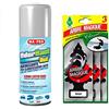Ma-Fra Odorbact out Igienizzante per Condizionatore, 150 ml più Tris Deodorante Auto fragranza Sport