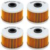Road Passion Filtro olio per XL600R 83-88 XR600R 85-02 XR650L 93-16 XR650R 00-07 NX650 DOMINATOR 88-02 SLR650 1997-2000(4 pezzi)