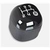 Generico Pomello Manopola Leva del Cambio auto Specifico per Panda modello 312 e 319 a 5 Marce prodotte dal 2012 in poi (N.B. COMPATIBILE solo per Versione a Benzina e Metano) - 6930027-6930025