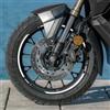 labelbike Adesivi Moto Cerchi Ruote 14-15 Compatibile con Honda | Adv350, Strisce, Ruote, Tuning Kit, Decorazione, Bianco, Made in Italy