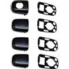 bssyung Maniglia della portiera lato conducente Maniglia esterna per portiera auto C2 C3 2003-2009 8 pezzi Copri tappo terminale in ABS