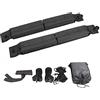 PW TOOLS Portapacchi universale per auto - Rack per tetto con 2 cinghie di fissaggio, barre portatutto morbide salvaspazio per borsa sul tetto, kayak, tavola da surf, SUP, carico 75 kg