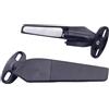 KAOUQWR 2 Pezzi Specchietto Retrovisore per Moto per Triumph Daytona 660 (Sport) 2024,Specchio Antivento Fisso per Moto Rotante Regolabile a 360°,B
