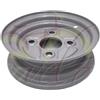 ECOVELO Compatibile con CGATFI81 Cerchio 8 Attacco F I A T (58x98 mm) per Ruote Carrello RIMORCHIO APPENDICE con GOMME da 4.00/4.80-8