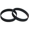 MIKFESPO 2 pezzi 225-3M-12 cinghie di trasmissione dentate HTD for Bosch PHO1 PHO100 PHO15-82 PHO16-82 PHO20-2 GHO14.4V GH018V pialla 2604736001