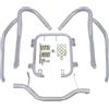 XIAOYANS Barre Paramotore Per BMW R1200RT 2004-2013 Protezione Motore Anteriore Posteriore Highway Freeway Crash Bar Paraurti Stunt Cage Serbatoio Carburante Protezione Motore(Front silver)