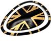 Generic per Mini Cooper Accessori Decorazione ABS Pannello Strumenti Cruscotto Griglia di Ventilazione Esterna Coperchio Protettivo, per Serie F 2014-2024 (Union Jack J)