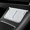 frani Tappetino in Silicone per Console Centrale (Texture Bianca in Fibra di Carbonio) Progettato per Tesla Model 3/Y 2021-2025, Accessori per Copertura Console Centrale Tesla per Model 3/Y (Non per