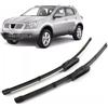 DISCORAMA KIT 2 SPAZZOLE TERGICRISTALLO ANT PER NISSAN QASHQAI J10 DAL 2007-2013 600MM+380MM
