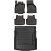 MOTOS Set di tappetini in gomma e tappetini per il bagagliaio per Volkswagen Passat B8 2014-2022 Migliorare il comfort di viaggio con tappetino antiscivolo auto 3D- tappetini per tutte le stagioni aut