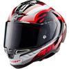 Alpinestars Supertech R10 Team Carbon Casco, nero/rosso/bianco, M (57/58)