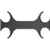 Motorcycle ADESIVO RESINATO PROTEZIONE FORCELLA EFFETTO 3D, COMPATIBILE CON HONDA HORNET 600 fino al 2004.Misure 101,4 x 54,1 mm carbon