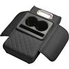 Generic Copri Console Bracciolo Auto - Protezione Console Centrale Multifunzionale Con Portabicchieri E Porta Telefono | Cuscino Protettivo Per Box Bracciolo, Organizer Interno Per Auto, Copertura Morbida Per