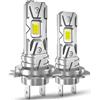 WRWRW 25000LM H7 Kit faro LED Mini lampadina 100W 3570 CSP adatto for fari auto Fendinebbia automatici Canbus H7 Led Turbo Automobile 6000K 12V