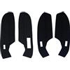 TTOILS 2/4 pezzi in pelle per interni auto pannello porta bracciolo copertura rivestimento, per VW Polo 2011 2012 2013 2014 2015 2016 solo Hatchback