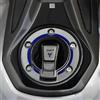 labelbike - Adesivo 3D Moto Tappo Serbatoio Keyless Protezione e Decorazione in Resina compatibile con Yamaha MT-09 2024-2025 Argento