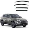 MadongJ Deflettori Finestrini Auto per Hyundai Tucson 2021-2025, Deflettori d'Aria Finestra Laterale Deflettori Antivento Visiere Visori Parapioggia