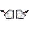 Malcayang 2PCS LED Side Under-Mirror Pozzanghera lampada di ricambio per Mercedes Classe A W176 Classe B W242 W246 GLA Classe C X156 Classe GLK X204 X253 Classe S Baureihe 221 Classe CLA Baureihe 117