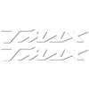 labelbike - 2 Adesivi 3D Moto Scritte TMAX in Resina compatibile con Yamaha TMAX 500-530-560 2001-2021 - Bianco