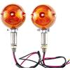 WWHUMM Moto Indicatori di Direzione Luce Lampadina Stroboscopica, Luce Lampeggiante, Lampeggiante, Spia Ambra Per Suzuki Per Gt380, Gt550, Di Segnalazione Per Motocicletta
