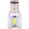 Generic Lampadina per Faro Moto, Luce Bianca LED H6 con Chip COB Super Luminoso, per DC8-80V 12W 6500-7000K