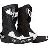 Berik Race-X Racing Stivali da moto, nero/bianco, 48