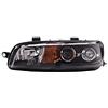 GV-ZONE Faro anteriore sinistro e destro per Fiat Punto 2 2001-2003, GV-ZONE, Nero, Alogena, Autovettura, Assemblea di fanali anteriori per auto, Faro