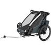 Thule Chariot Cross 2 Rimorchio Multisportivo Da Bici Dark slate, Single