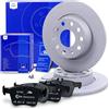 Generico ATE Set di freni asse posteriore + dischi freno posteriori ¯ 272 mm completi e pastiglie freno posteriori Compatibile con AUDI A3, Q2, TT, SEAT ATECA, LEON ST, SKODA KAROQ, VW GOLF 7, TOURAN, T-ROC
