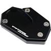 TTADINUDD Cuscino Cavalletto Laterale Moto Per Suzuki VStrom 800DE V-STROM 800 DE 2023 CNC Cavalletto Laterale Ingranditore Piastra Supporto Cavalletto Estensione Pad(Black LOGO)