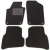 ASC Tappetini Auto Compatibili con VW Polo V 2009-2017, Moquette, Bordo Antiscivolo, Battitacco in Gomma