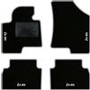 QUEMAR Tappetini Auto per Hyundai ix35 2009-2015, Bordo Perla, 4 Ricami