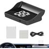 Generico Display heads up Per Auto - Proiettore Per Parabrezza GPS HUD, Tachimetro Digitale, Monitor Di Velocità Automatico | Per Berline SUV Camion Autobus Camper Scooter Biciclette Appassionati Di Veicoli Ge