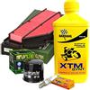 Motocar Tagliando Bardahl XTM 10W40 filtro olio aria candele GSR 600 / Yoshimura