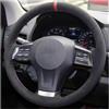 ZSHYTWE Coprivolante Per Auto Coprivolante In Pelle Scamosciata Per Subaru Per Forester 2013-2016 Per Legacy 2012-2014 Per Outback XV Per Impreza Volante Protettore(Giallo)