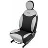 Italfodere Coppia Coprisedili Anteriori Compatibili con Fiat 500L Vari Colori (GRIGIO/NERO)