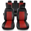 Mossa Coprisedili compatibili con Citroen C4 Cactus (2014-2021) - fodere sedili auto - set coprisedili auto universali - CM-RD