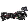 Generic For Fiat Ducato 250 290 2006-2023 for fendinebbia a LED H11 con Angel Eye DRL luci diurne 2x30W(Harness Wire)