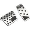 Yinnabc poggiapiedi Accessori Pedale Auto per Jeep per Compass 2017 2018-2020 per Renegade 2015-2019 2020 2021 Accessori Interni Auto Pedal Freno(B)