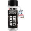 TECPO Vernice spray termica, 1 x 400 ml, vernice per pinza del freno, vernice di scarico, resistente al calore, ad asciugatura rapida, nero opaco, protegge dalla ruggine