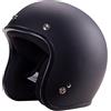 BAUTI Casco Moto Open Face in Stile Giapponese Casco Jet 3/4 Retro Casco Moto Omologato DOT/ECE per Uomini E Donne Leggero Tinta Unita Ciclomotore Scooter Cruiser C,M=(57-58CM)