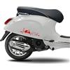 Pimastickerslab Kit 2 adesivi compatibili con PIAGGIO VESPA PRIMAVERA SPRINT GTS PX passione grafica completa colore a scelta Cod.1840 (032 ROSSO)