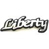 Generico TARGHETTA SCRITTA RESINATA LIBERTY 6,5 CM FRONTALE SCOOTER LIBERTY 50 - LIBERTY 4T 50 - LIBERTY PPT EU2 50-125 - 150
