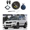 D'ANGELO 1988 Kit Ruotino di Scorta 17 compatibile con Skoda Yeti con Cric, Chiave, Guanti e Sacca