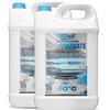 GiDeli Protezione antigelo concentrato 2 x 5 l - antigelo -60 °C - acqua detergente per parabrezza invernale