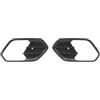 Reyukhn Faro fendinebbia Fari Fendinebbia Per Ford Per Kuga Per Escape 2017-2019 Fari Fendinebbia Copertura Griglia Cornice Cornice Alogena Guida antinebbia(1 pair cover)