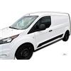 J&J AUTOMOTIVE Deflettori d'Aria per Ford Transit Connect 2014-2022, Set da 2 Pezzi, Nero Fumé Oscurato Heko