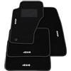 Somer Car Tappetini compatibili con Jeep Grand Cherokee WJ 1999-2004,ricamo 4x4, kit tappetini auto personalizzati, set tappeti in moquette.